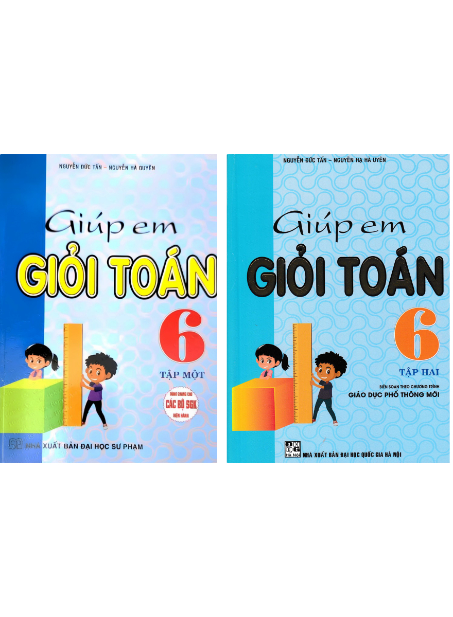 Combo Giúp Em Giỏi Toán 6 - Tập 1+2 (Theo Chương Trình Giáo Dục Phổ Thông Mới)