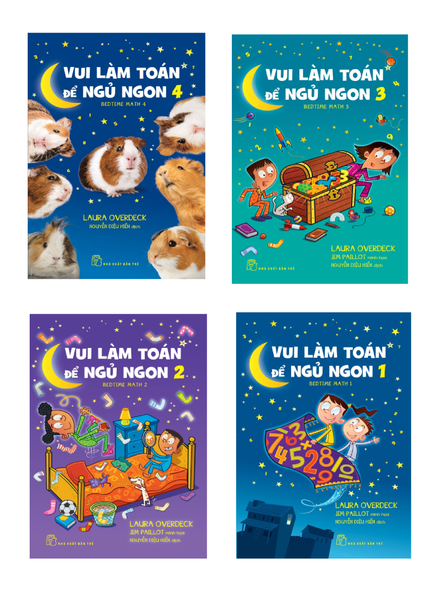 Combo Sách Vui Làm Toán Để Ngủ Ngon (Bộ 4 Cuốn)