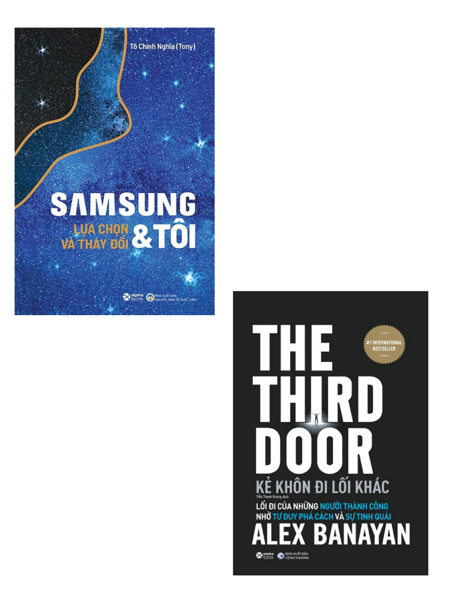 Combo Sách Kẻ Khôn Đi Lối Khác + Samsung & Tôi - Lựa Chọn & Thay Đổi (Bộ 2 Cuốn)