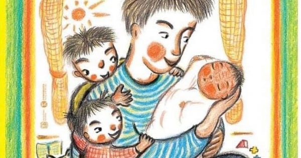 Ehon - Thực Phẩm Tâm Hồn Cho Bé - Ngày Bố Làm Bố