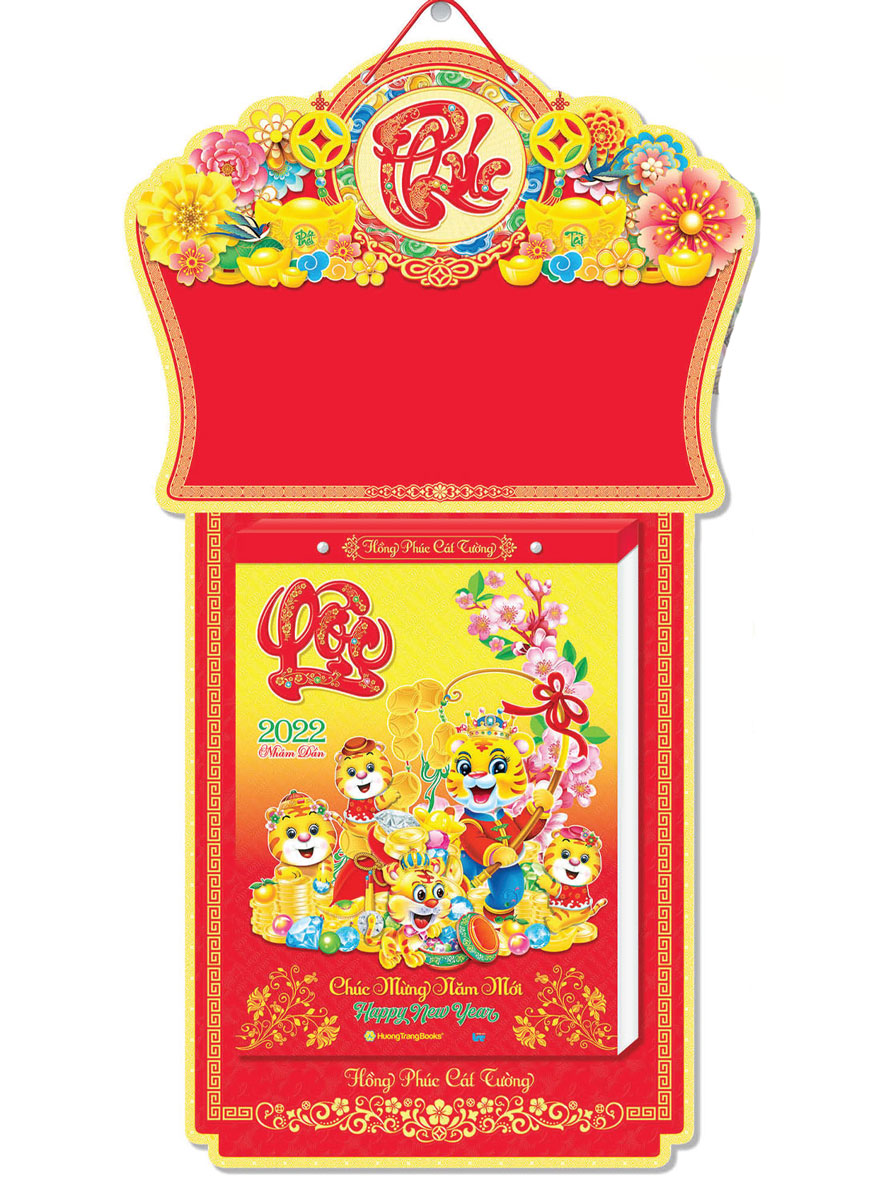 Lịch Bloc Siêu Đại 2022 (20 x 28 cm) - Phú Quý Cát Tường - NS8