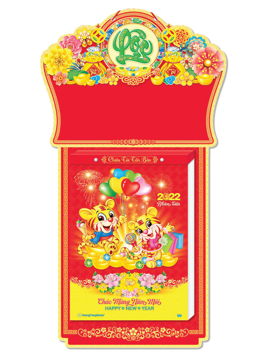 Lịch Bloc Cực Đại 2022 (25 x 35 cm) - Tài Lộc Phú Quý - NS5