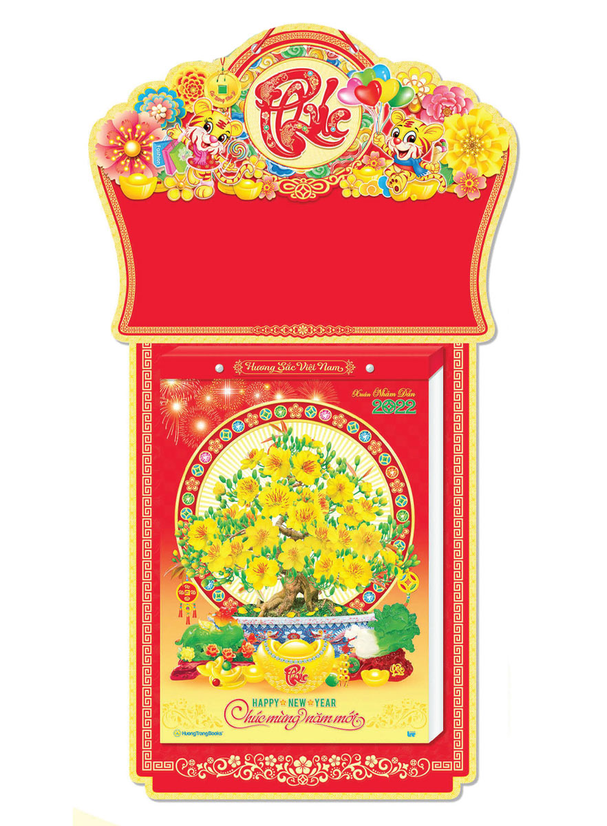 Lịch Bloc Siêu Cực Đại 2022 (29 x 41 cm) - Nhâm Dần Đại Cát - NS3