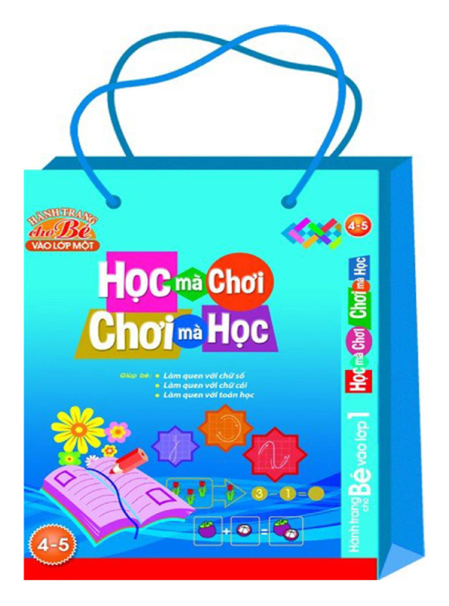 Combo Hành Trang Cho Bé Vào Lớp Một - Học Mà Chơi - Chơi Mà Học (Túi 5 Cuốn)