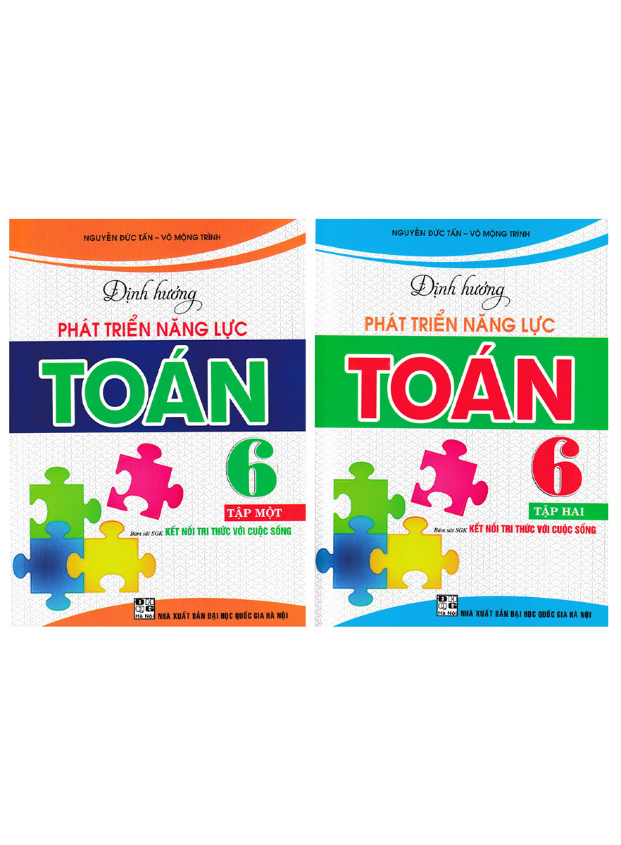 Combo Định Hướng Phát Triển Năng Lực Toán 6 - Tập 1+2 (Bám Sát Sgk Kết Nối Tri Thức Với Cuộc Sống)