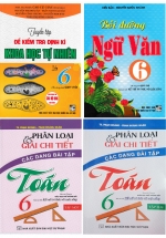 Combo Giúp Em Học Giỏi Toán - Làm Văn Hay Và Học Tốt Khoa Học Tự Nhiên Lớp 6 (Bám Sát SGK Kết Nối Tri Thức Với Cuộc Sống) (Bộ 4 Cuốn)