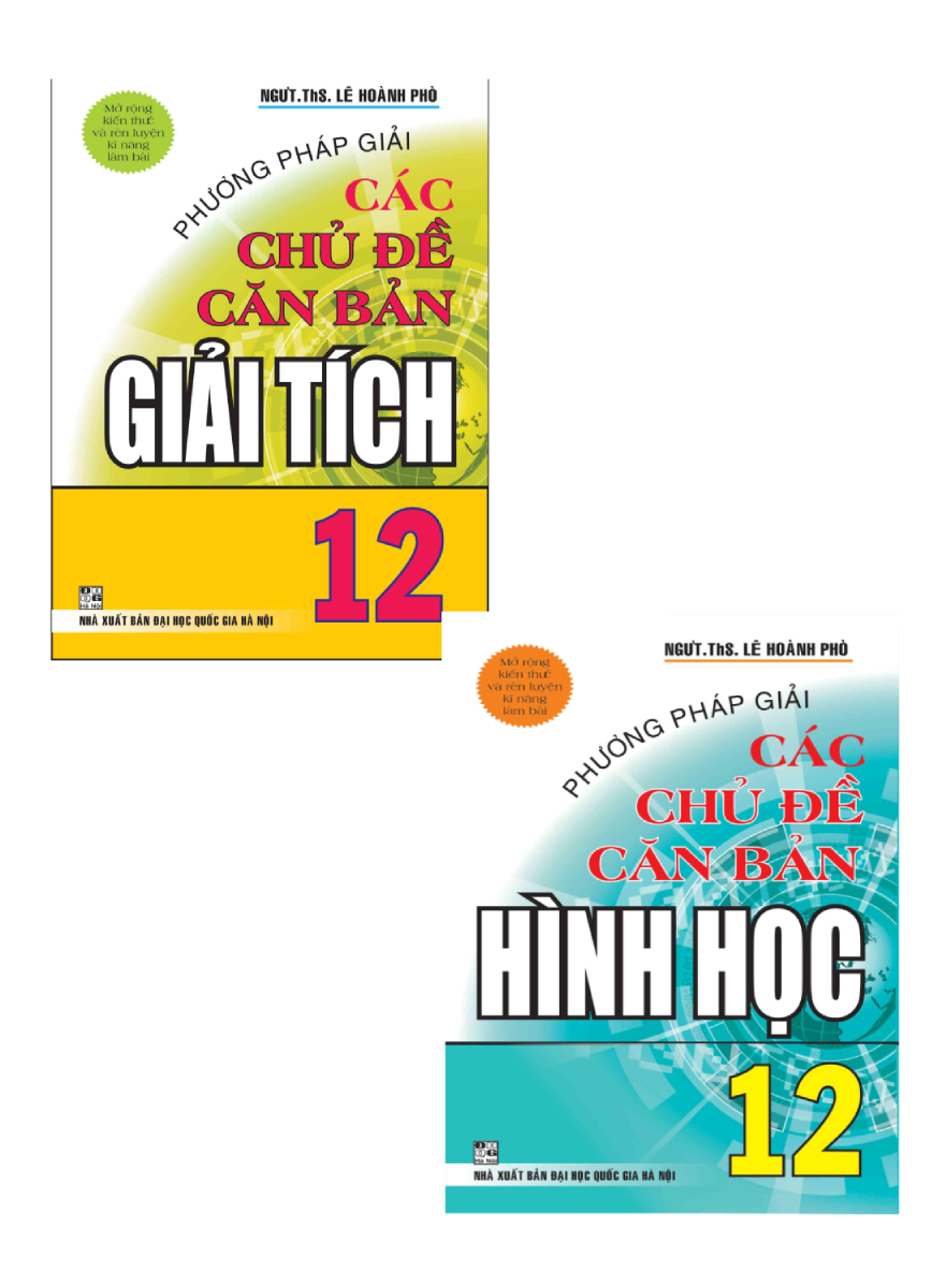 Combo Sách Phương Pháp Giải Các Chủ Đề Căn Bản Toán 12 (Bộ 2 Cuốn)