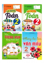 Combo Vở Luyện Toán - Học Tiếng Anh Bằng Hình Ảnh - Những Bài Làm Văn Mẫu Lớp 2 (Theo Chương Trình Giáo Dục Phổ Thông Mới Định Hướng Phát Triển Năng Lực)