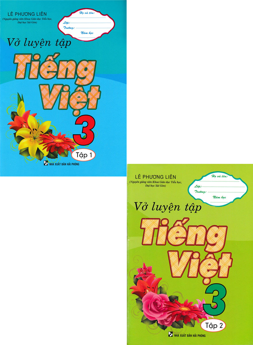 Combo Vở Luyện Tập Tiếng Việt 3 Tập 1+2 (Bộ 2 Cuốn)