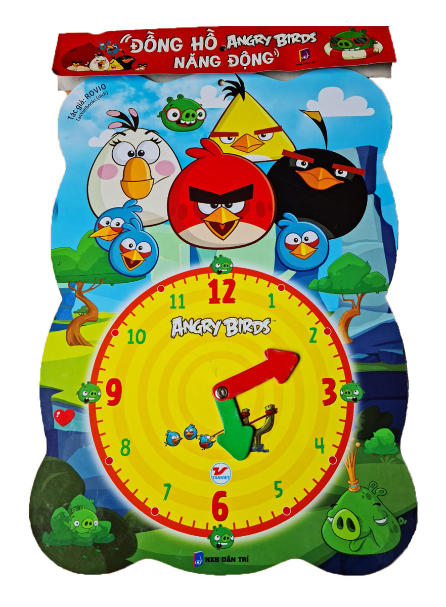 Đồng Hồ Angrybirds Năng Động - Dành Cho Bé Từ 3 - 6 Tuổi