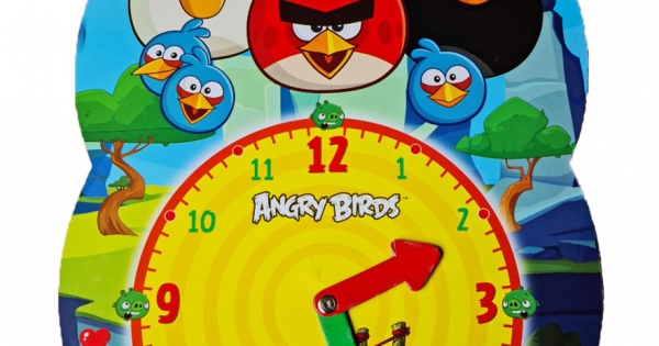 Đồng Hồ Angrybirds Năng Động - Dành Cho Bé Từ 3 - 6 Tuổi