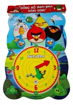 Đồng Hồ Angrybirds Năng Động - Dành Cho Bé Từ 3 - 6 Tuổi 