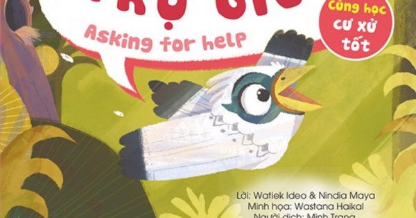 Truyện Tranh Song Ngữ Việt-Anh Dành Cho Trẻ Em - Cùng Học Cư Xử Tốt - Bé Học Cách Xin Trợ Giúp