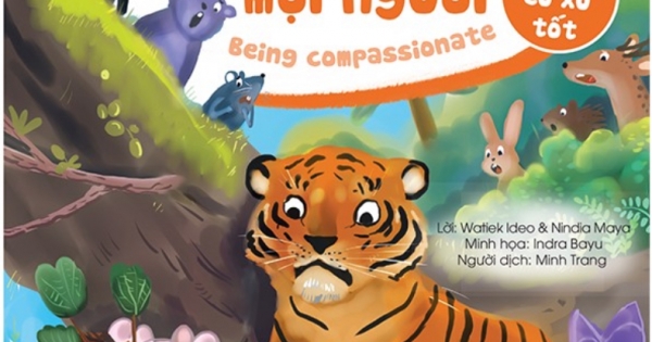 Truyện Tranh Song Ngữ Việt-Anh Dành Cho Trẻ Em - Cùng Học Cư Xử Tốt - Bé Học Yêu Thương Mọi Người