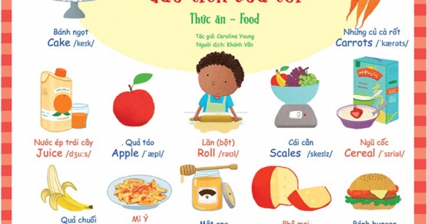 Cuốn Sách Từ Vựng Đầu Tiên Của Tôi - My First Word Book - Thức Ăn
