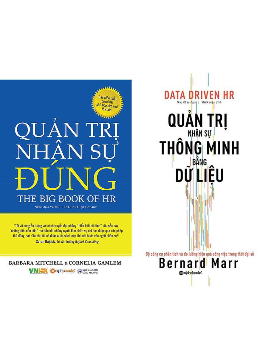 Combo Sách: Quản Trị Nhân Sự Thông Minh Bằng Dữ Liệu + Quản Trị Nhân Sự Đúng