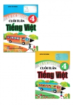 Combo Vở Ôn Luyện Cuối Tuần Tiếng Việt 4 Tập 1+2 (Bộ 2 Cuốn)