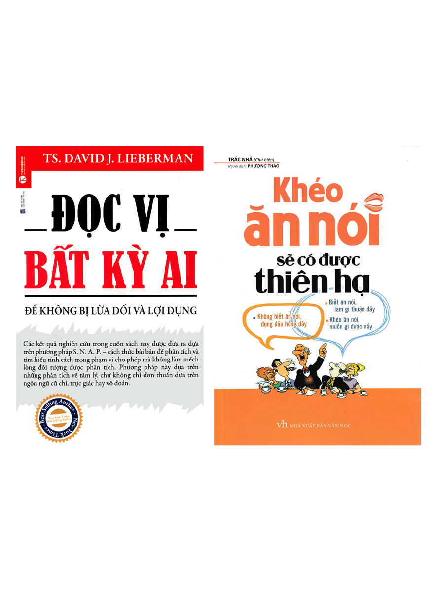 Combo Đọc Vị Bất Kỳ Ai + Khéo Ăn Nói Sẽ Có Được Thiên Hạ (Bộ 2 Cuốn)