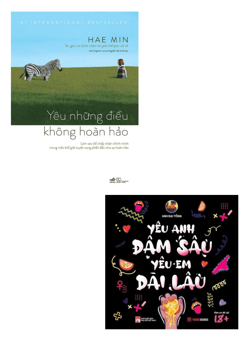 Combo Yêu Những Điều Không Hoàn Hảo + Yêu Anh Đậm Sâu, Yêu Em Dài Lâu (Bộ 2 Cuốn)