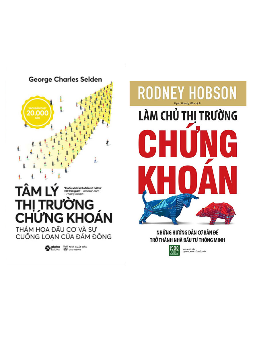 Combo Làm Chủ Thị Trường Chứng Khoán + Tâm Lý Thị Trường Chứng Khoán (Bộ 2 Cuốn)