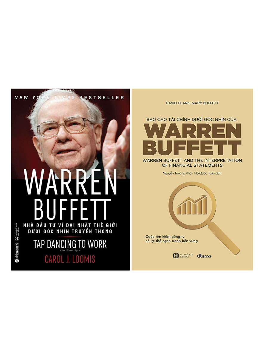 Combo Warren Buffet - Nhà Đầu Tư Vĩ Đại Nhất Thế Giới Dưới Góc Nhìn Truyền Thông + Báo Cáo Tài Chính Dưới Góc Nhìn Của Warren Buffett (Bộ 2 Cuốn)