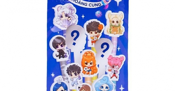 Bộ 2 Bút Chì Đầu Gôm Tẩy Lớp Hoàng Cung - Lớp Học Mật Ngữ (Xanh Dương)