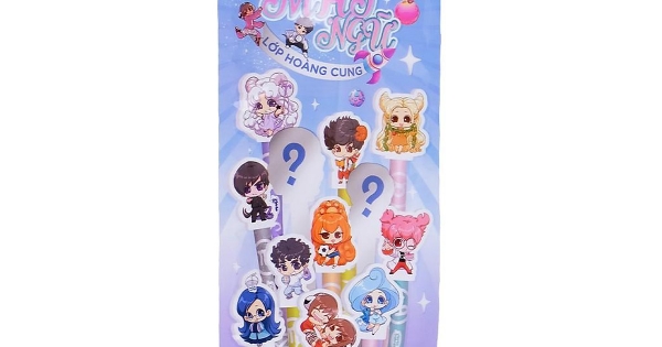 Bộ 2 Bút Chì Đầu Gôm Tẩy Lớp Hoàng Cung - Lớp Học Mật Ngữ (Xanh Nhạt)