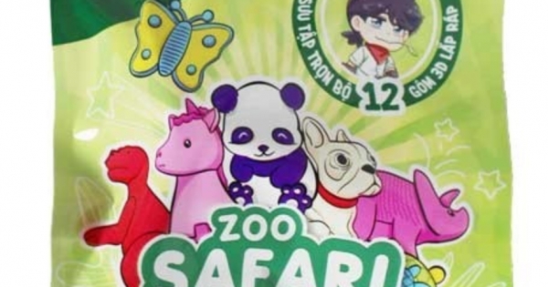 Gôm 3D Lắp Ráp Học Viện Alpha - HooHooHaha Gomgom 3D Eraser - Zoo Safari Park - A-VP31071
