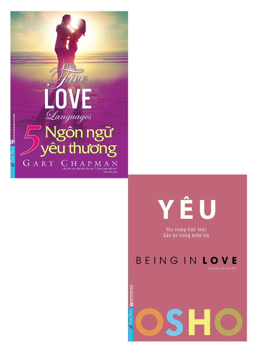 Combo Osho - Yêu - Being In Love + 5 Ngôn Ngữ Yêu Thương - The Five Love Languages (Bộ 2 Cuốn)