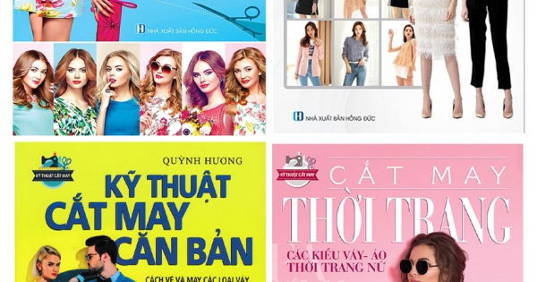 Cắt May Căn Bản - Kỹ Thuật Cắt May Căn Bản - Cắt May Thời Trang - Thiết Kế Thực Hành Các Mẫu Y Phục Nữ (Bộ 4 Cuốn)