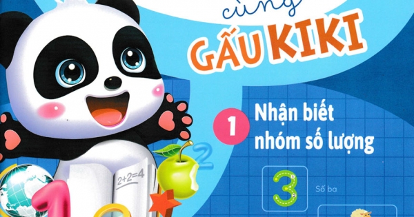 Phiếu Luyện Toán Tư Duy Cùng Gấu KiKi - Tập 1 - Nhận Biết Nhóm Số Lượng