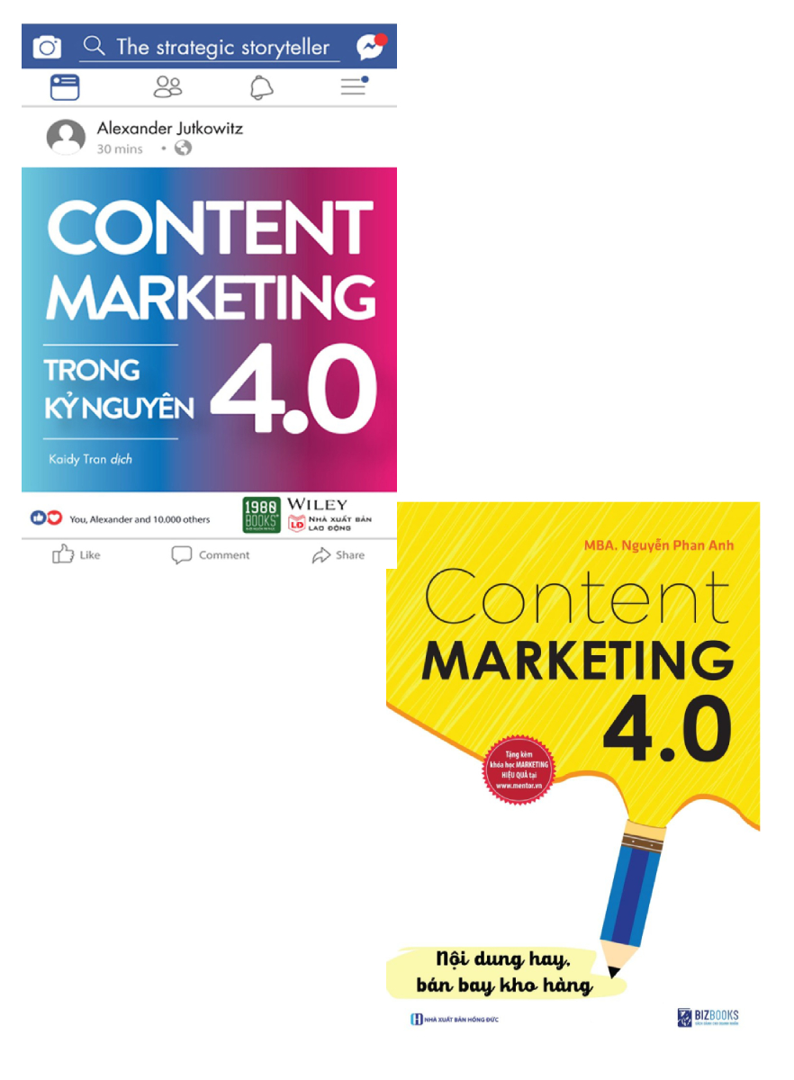 Combo Content Marketing 4.0 + Content Marketing Trong Kỷ Nguyên 4.0 (Bộ 2 Cuốn)