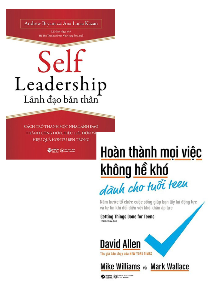 Combo Lãnh Đạo Bản Thân - Self Leadership + Hoàn Thành Mọi Việc Không Hề Khó Dành Cho Tuổi Teen (Bộ 2 Cuốn)
