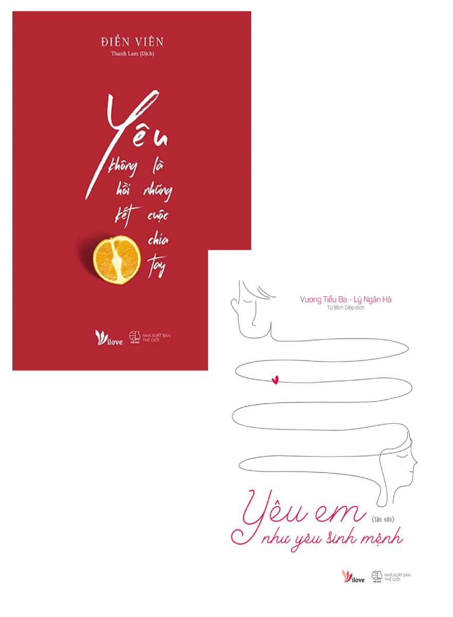 Combo Yêu Em Như Yêu Sinh Mệnh + Yêu Là Những Cuộc Chia Tay Không Hồi Kết (Bộ 2 Cuốn)