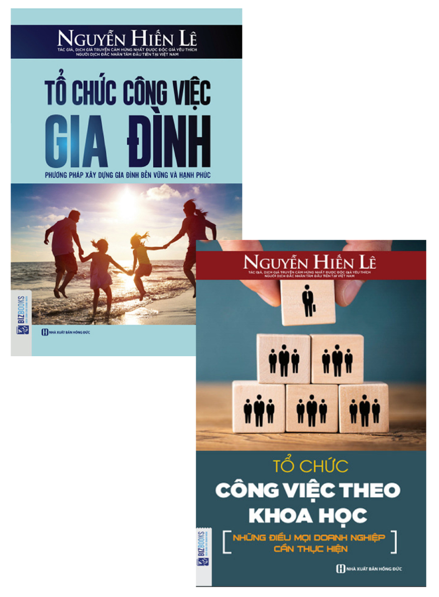 Combo Tổ Chức Công Việc Gia Đình + Tổ Chức Công Việc Theo Khoa Học (Bộ 2 Cuốn)