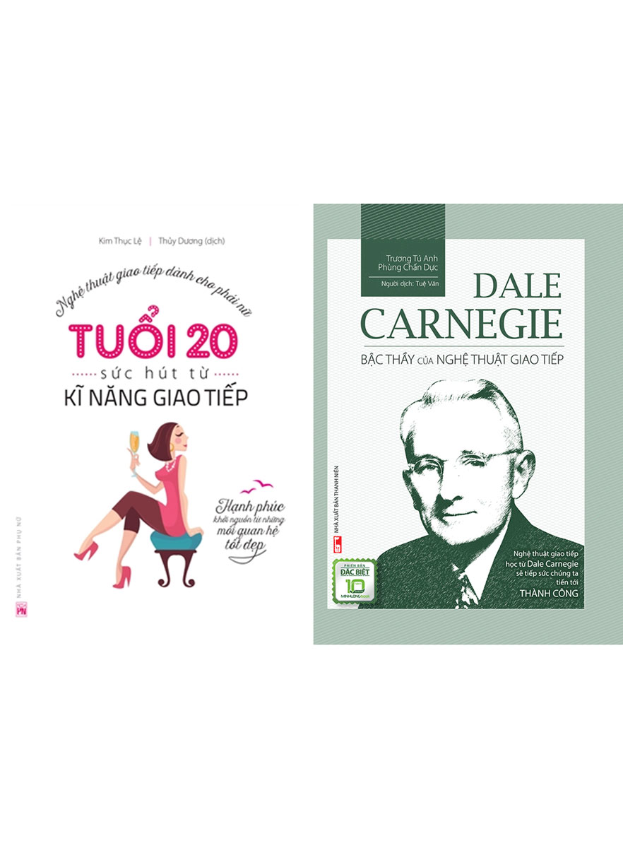 Combo Dale Carnegie - Bậc Thầy Của Nghệ Thuật Giao Tiếp (Bìa Cứng) + Tuổi 20 - Sức Hút Từ Kĩ Năng Giao Tiếp (Bộ 2 Cuốn)