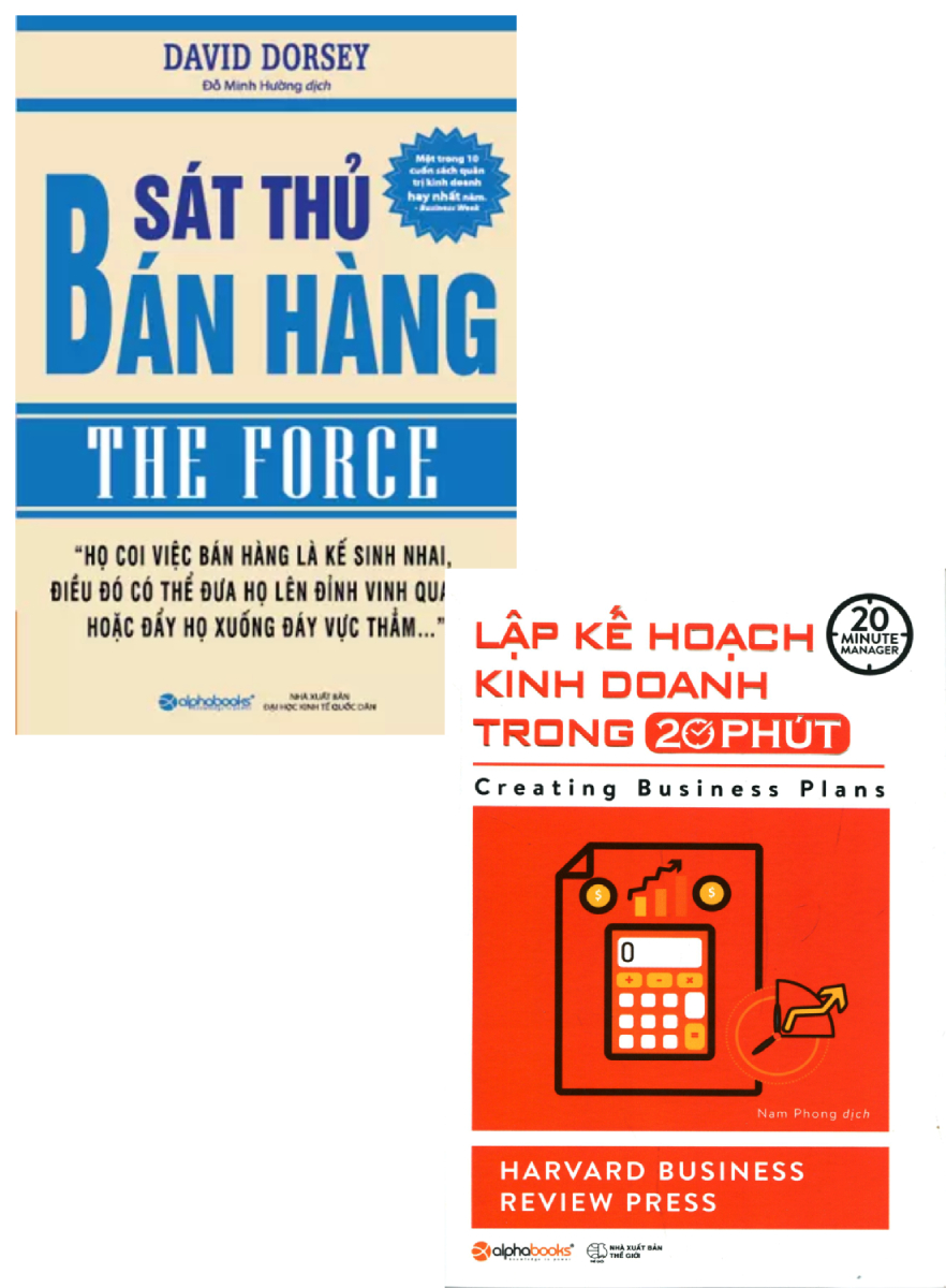 Combo Sát Thủ Bán Hàng + Lập Kế Hoạch Kinh Doanh Trong 20 Phút (Bộ 2 Cuốn)