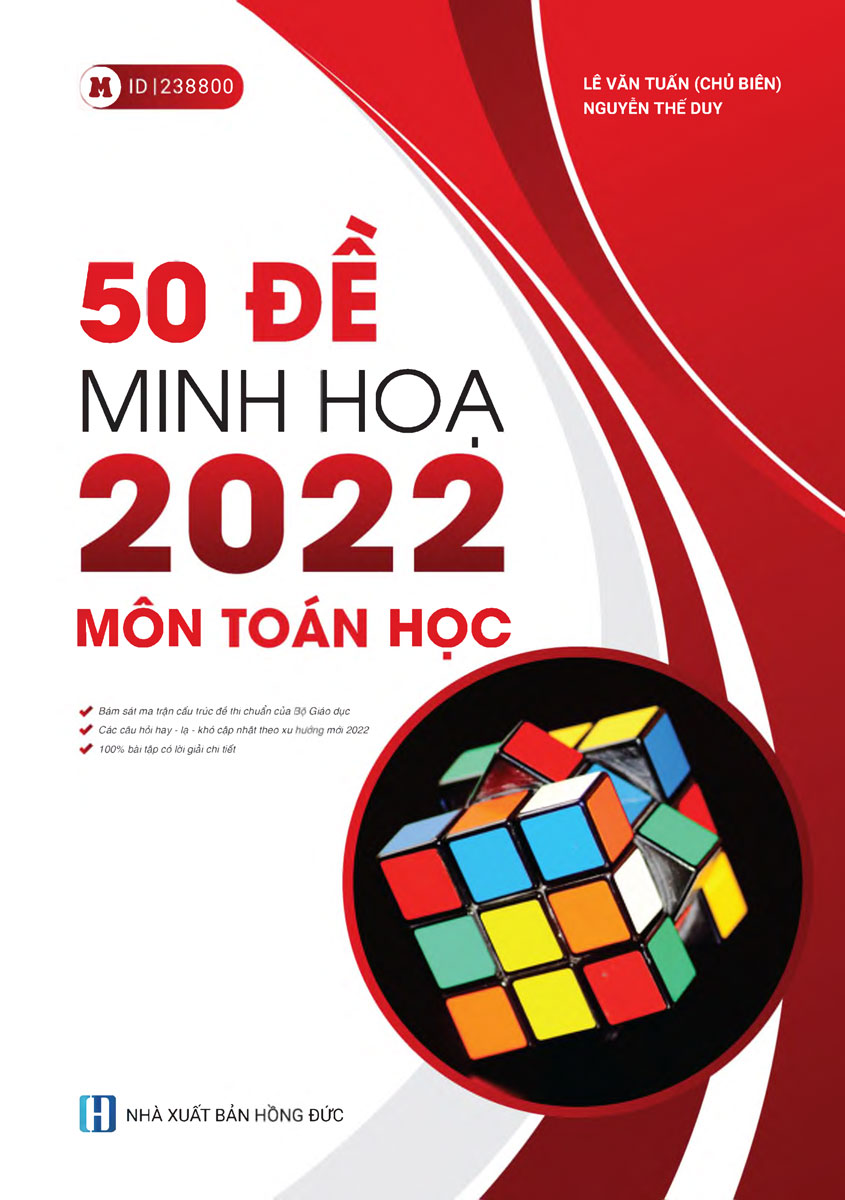 50 Đề Minh Họa 2022 Môn Toán Học