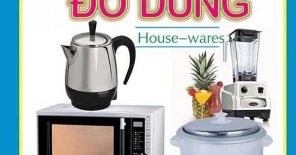 Từ Điển Hình Ảnh Cho Bé - Đồ Dùng