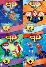 Combo Em Tập Tô Màu - Super Hero Siêu Nhân (Bộ 4 Cuốn)