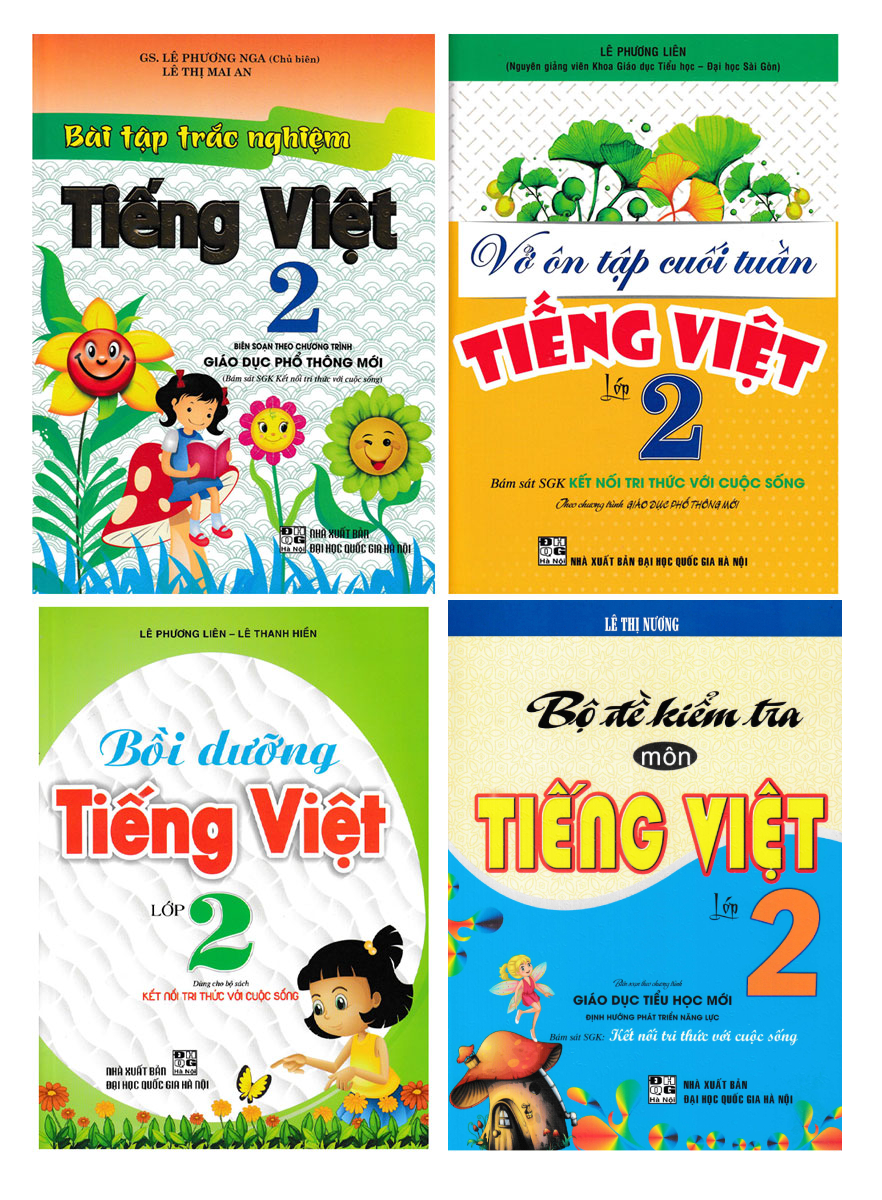 Combo Bồi Dưỡng Tiếng Việt Lớp 2 (Bám Sát Sgk Kết Nối Tri Thức Với Cuộc Sống) (Bộ 4 Cuốn)