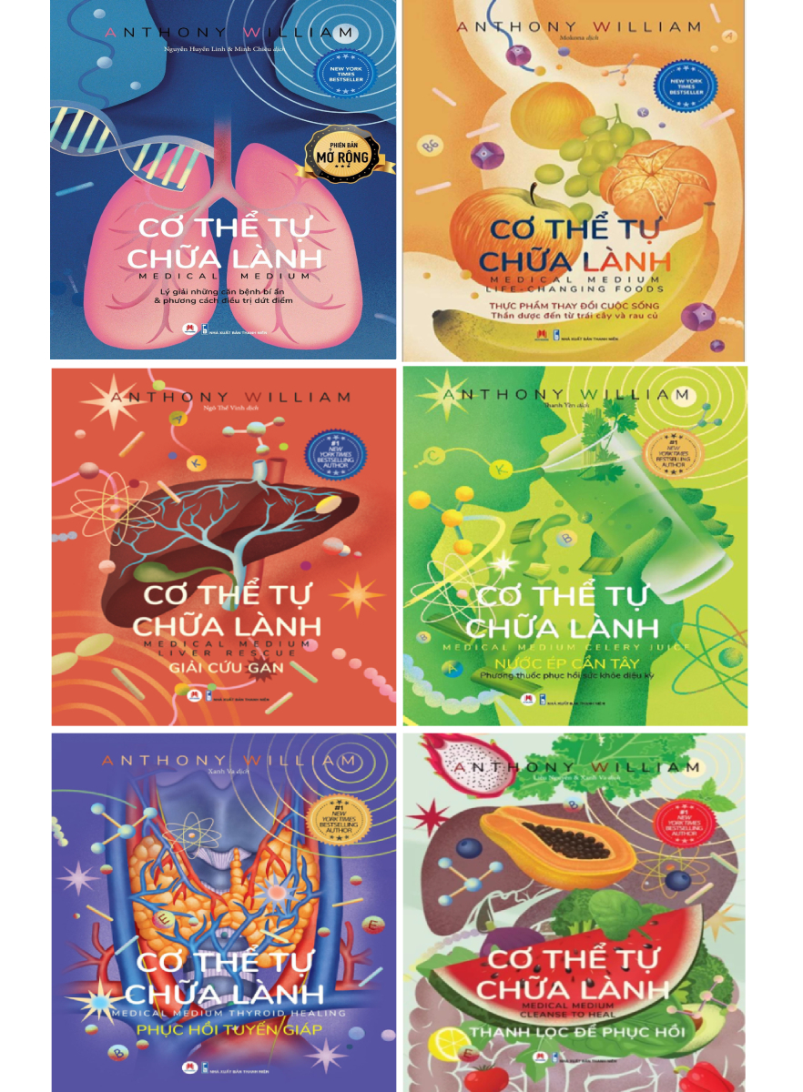 Combo Cơ Thể Tự Chữa Lành (Bộ 6 Cuốn)