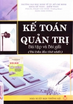 Kế Toán Quản Trị - Bài Tập Và Bài Giải