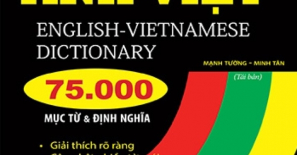 Từ Điển Anh - Việt 75.000 Từ (Minh Thắng)