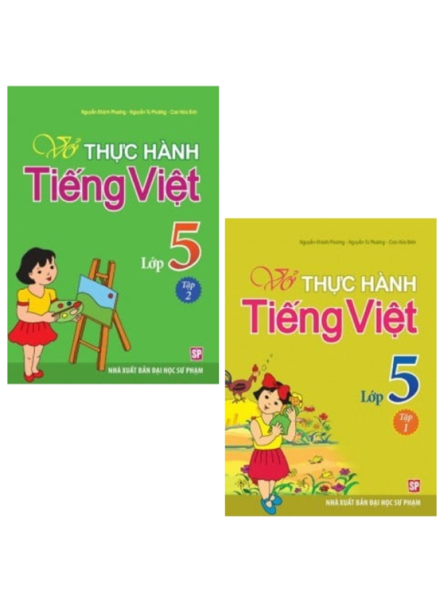 Combo Vở Thực Hành Tiếng Việt Lớp 5 (Bộ 2 Cuốn)