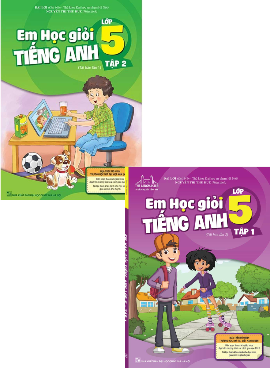 Combo Em Học Giỏi Tiếng Anh Lớp 5 (Bộ 2 Cuốn)