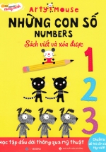 Arty Mouse- Những Con Số - Numbers - Sách Viết Và Xóa Được