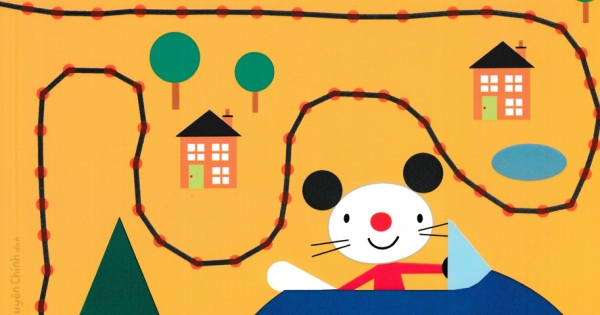 Arty Mouse - Đồ Theo Nét - Tracing