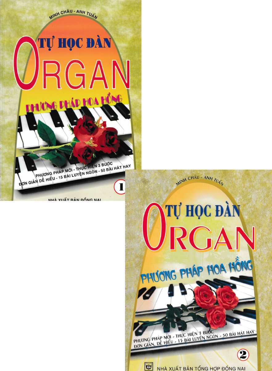 Combo Tự Học Đàn Organ - Phương Pháp Hoa Hồng (Bộ 2 Cuốn)