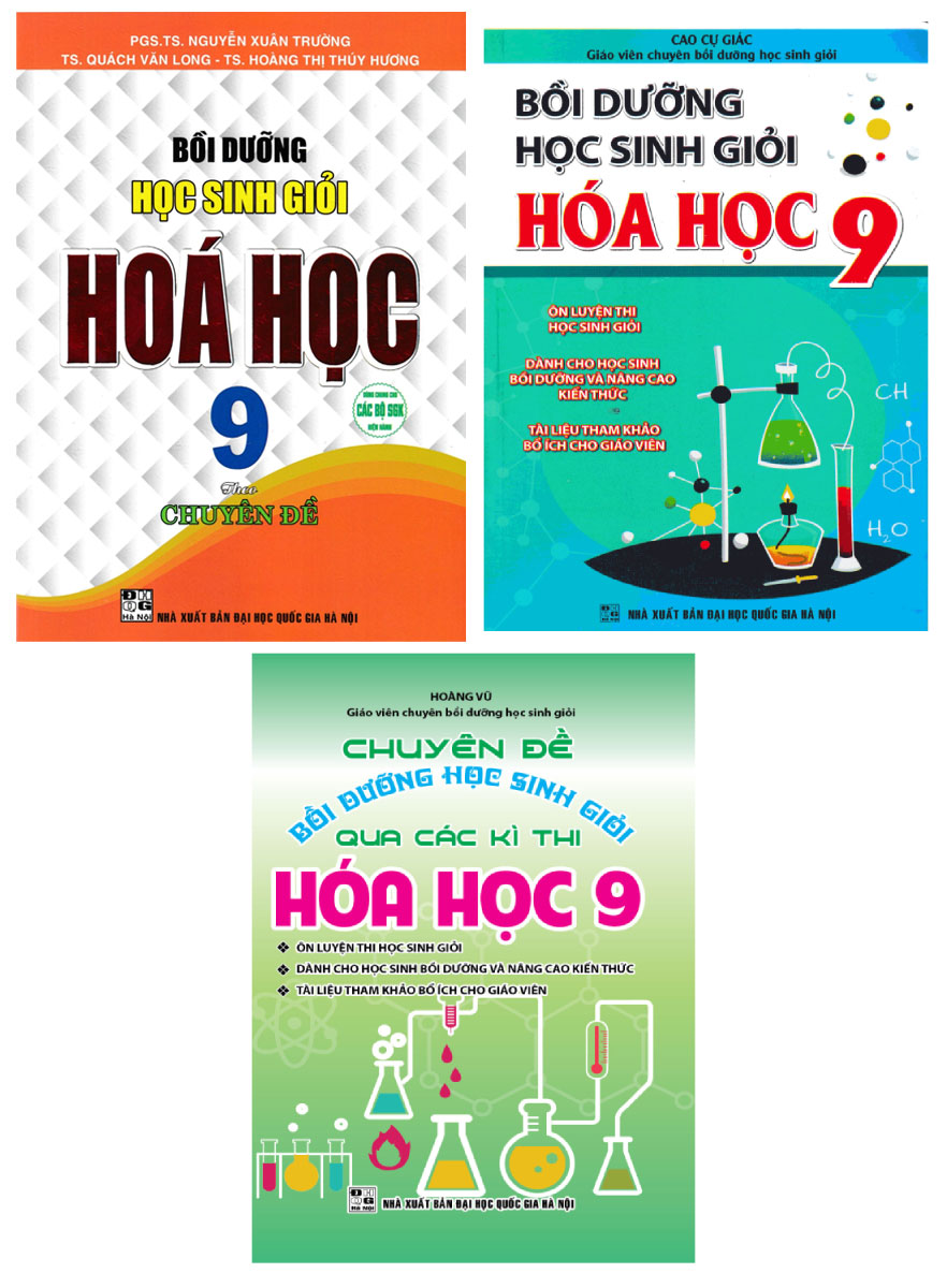 Combo Bồi Dưỡng Học Sinh Giỏi Hóa Học 9 (Bộ 3 Cuốn)